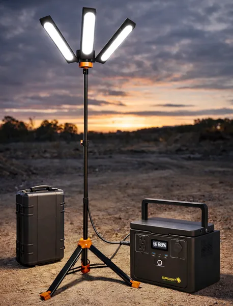 ערכת תאורה נטענת APOLLO AP2250