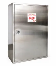 ארון כיבוי אש נירוסטה 120X80