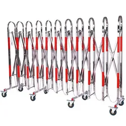 מחסום קונצרטינה 5 מטר נירוסטה GIANT505